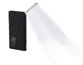 Prenosná batéria, čierna, s LED lampou a nabíjacím káblom, 5000 mAh, TROIKA