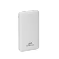 Prenosná nabíjačka powerbank „VA2010“, biela, 2 ks, USB, 10000 mAh, RIVACASE