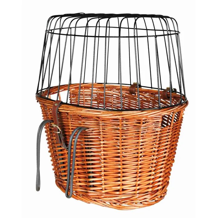 Hlavný obrázok produktu Přepravní koš na kolo s drátěnou kabinou 44x48x33cm, bez polštáře (max. 5 kg)