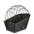 Ďalší obrázok produktu Prepravný prútený kôš na zadný nosič kolesa-čierny 35x49x55 cm (max. 8kg)