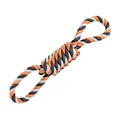 Ďalší obrázok produktu Preťahovadlo HipHop bavlnená osmice, šedá, tm.šedá, oranžová 30cm, 130g