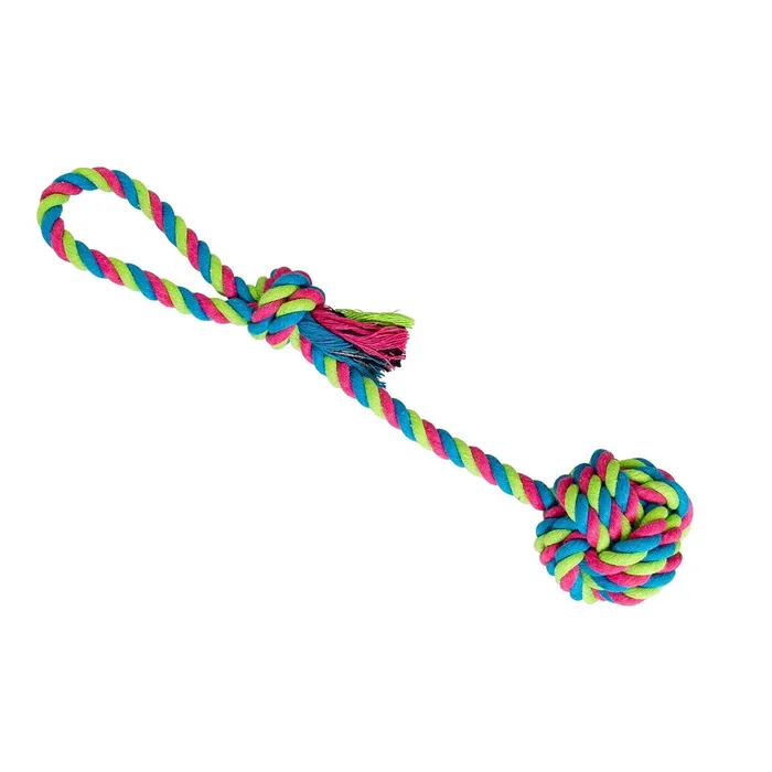 Hlavný obrázok produktu Přetahovadlo HipHop bavlněný míč, červeno,modro,zelená 38cm, 130g