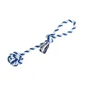 Ďalší obrázok produktu Preťahovadlo HipHop bavlnená lopta, tm.modrá, sv.modrá, biela 58cm, 300g