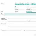 Ďalší obrázok produktu Příjmový doklad s DPH A6, jednoduchý, samopropisovací, 100 listů 1068
