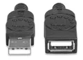 Predlžovací kábel, USB 2.0, 1,8 m, MANHATTAN