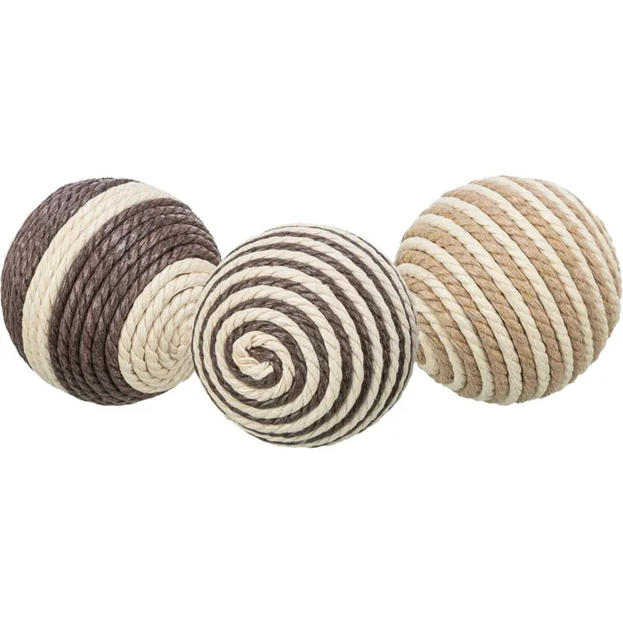 Hlavný obrázok produktu Provázkové míčky - hnědo-béžové 4,5 cm