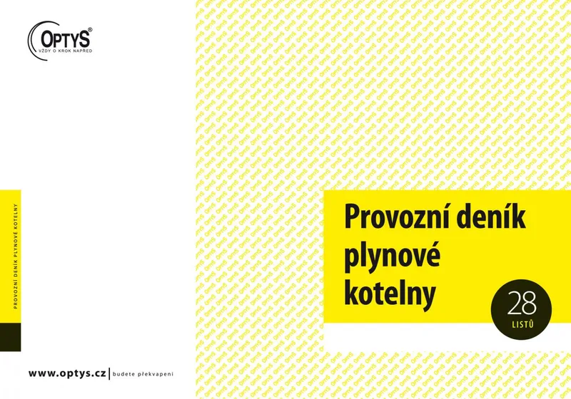 Hlavný obrázok produktu Provozní deník plynové kotelny A4 1241