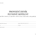 Ďalší obrázok produktu Provozný denník plynovej kotolne A4 1241
