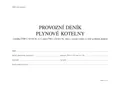 Provozný denník plynovej kotolne A4 1241