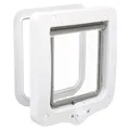 Ďalší obrázok produktu Priechodné dvierka pre mačku, 2-cestné, 20x22cm, biela