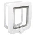 Ďalší obrázok produktu Priechodné dvierka pre mačku, 2-cestné, 20x22cm, biela