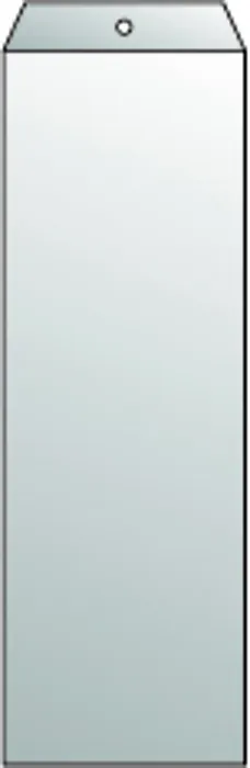Hlavný obrázok produktu Průhledný obal 112x326 mm skladové karty, 120mic. [100 ks]