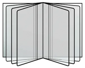 Priehľadný obal 80x115mm vložka do vodičáka 300/140mic. [10 ks]