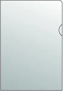 Priehľadný obal A4 "L" PP tenký krupička, 80 mic. [100 ks]