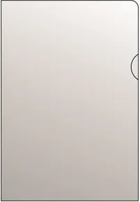 Priehľadný obal A5 - "L" PVC číry, 120mic. [10 ks]