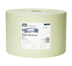 Priemyselná papierová utierka Tork 129243 Advanced Wiper 420 zelená 1500 útržkov [1 ks]