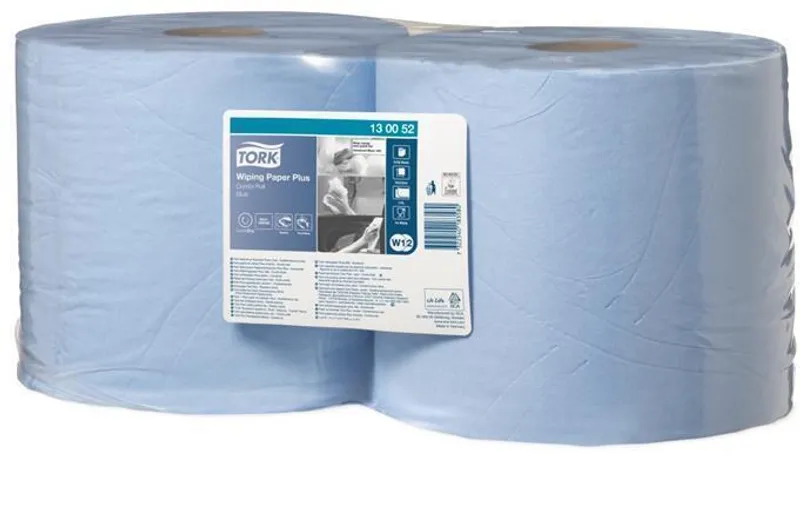 Hlavný obrázok produktu Průmyslová papírová utěrka Tork 130052 Plus Advanced 420 malá role modrá [1 ks]