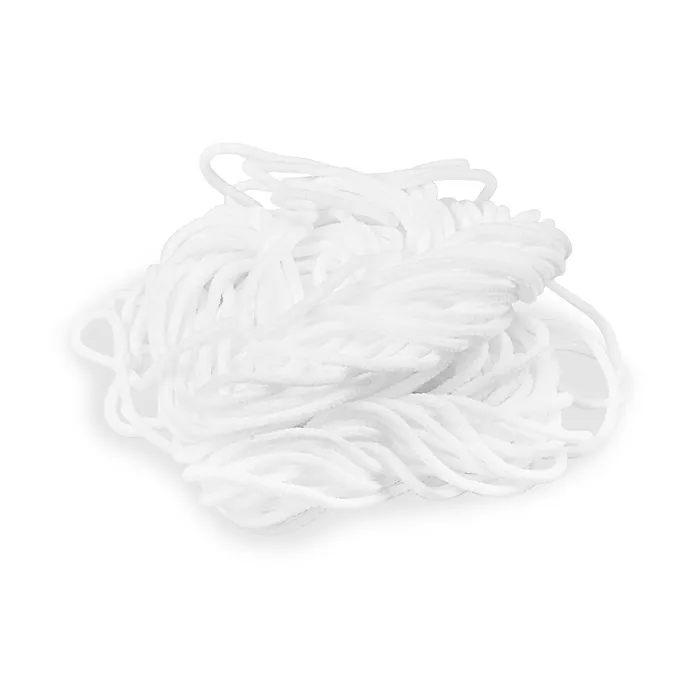 Hlavný obrázok produktu Pruženka k výrobě roušek, bílá (10 m, průměr 2 mm) [1 ks]