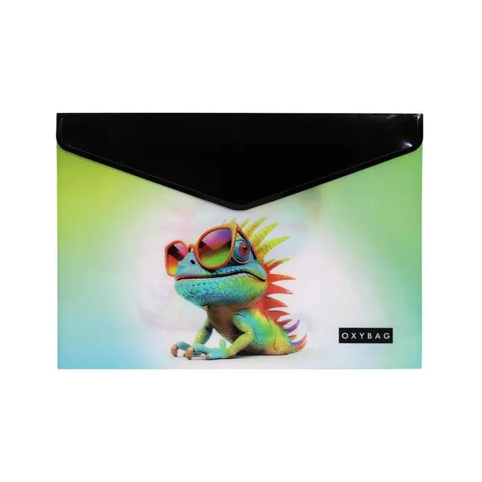 Hlavný obrázok produktu Psaníčko s drukem A4 s tiskem crazy animals chameleon