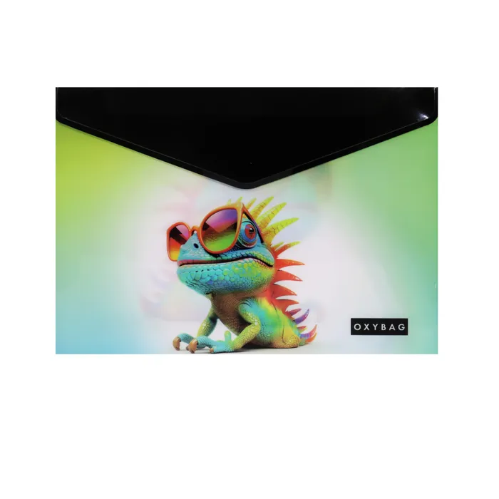 Hlavný obrázok produktu Psaníčko s drukem A4 s tiskem crazy animals chameleon