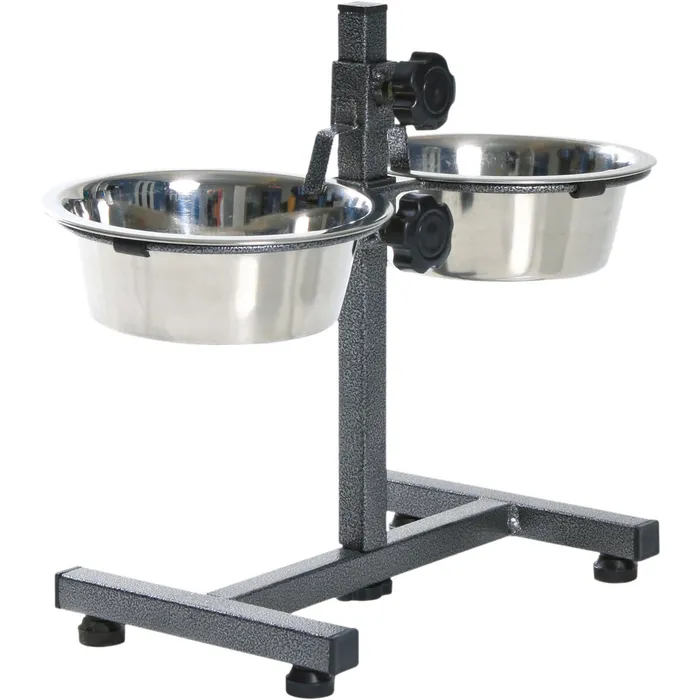 Hlavný obrázok produktu Psí bar, výška 27cm, 2x miska 0,75l/15cm