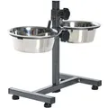 Ďalší obrázok produktu Psí bar, výška 27cm, 2x miska 0,75 l/15cm