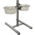 Ďalší obrázok produktu Psí bar, výška 40cm, 2x miska 1,8 l/21cm