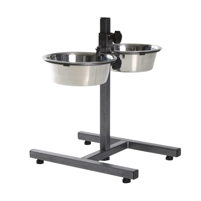 Hlavný obrázok produktu Psí bar, výška 40cm, 2x miska 1,8l/21cm