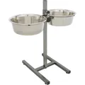 Psí bar, výška 60cm, 2x miska 4,5 l/28cm