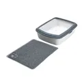 Ďalší obrázok produktu PVC predložka s labkou, sivá k WC 45 x 37 cm