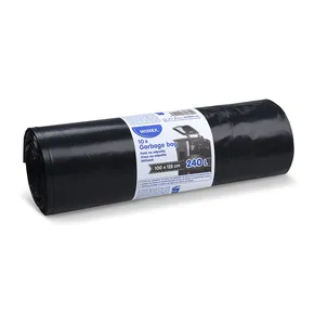 Vrece na odpadky (LDPE) čierne 100 x 125 cm 240L [10 ks]