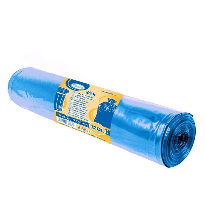 Hlavný obrázok produktu Pytel na odpadky (LDPE) ECONOMY extra-light modrý 70 x 110 cm 120L [25 ks]