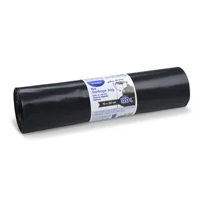 Vrece na odpadky (LDPE) extra-silné čierne 70 x 110 cm 120L [15 ks]