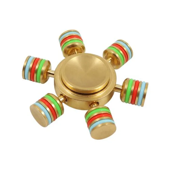 Hlavný obrázok produktu Rainbow Fidget Spinner - 6,0 cm mosazný kov