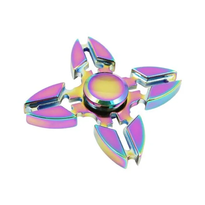 Hlavný obrázok produktu Rainbow Fidget Spinner - 7,5 cm duhový kov