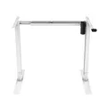 Ďalší obrázok produktu Rám stola, elektricky nastaviteľná výška, rozsah 500 mm, biely, 70 kg nosnosť, ergo