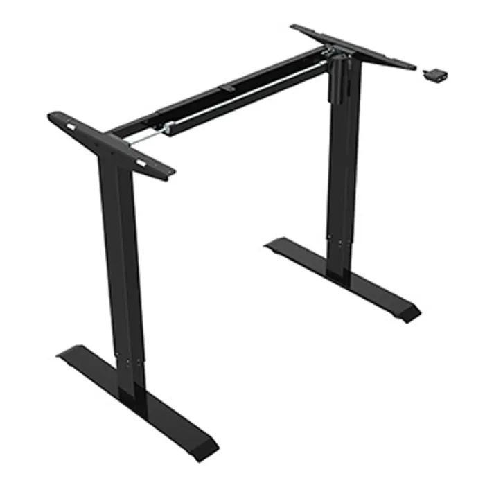 Hlavný obrázok produktu Rám stolu, elektricky nastavitelná výška, rozsah 500 mm, 100V-240V, černý, 70 kg nosnost,