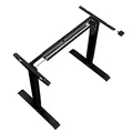 Ďalší obrázok produktu Rám stola, elektricky nastaviteľná výška, rozsah 500 mm, čierny, 70 kg nosnosť, ergo