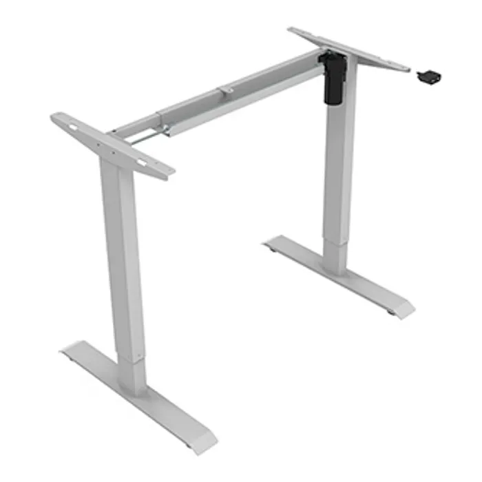 Hlavný obrázok produktu Rám stolu, elektricky nastavitelná výška, rozsah 500 mm, 100V-240V, šedý, 70 kg nosnost,