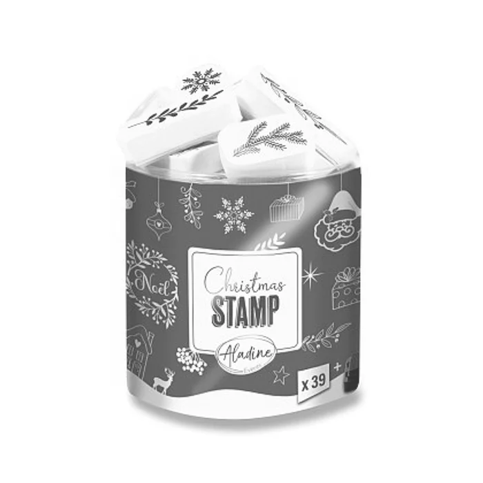 Hlavný obrázok produktu Razítka Aladine Creative Stamp - Veselé vánoce, 39 ks