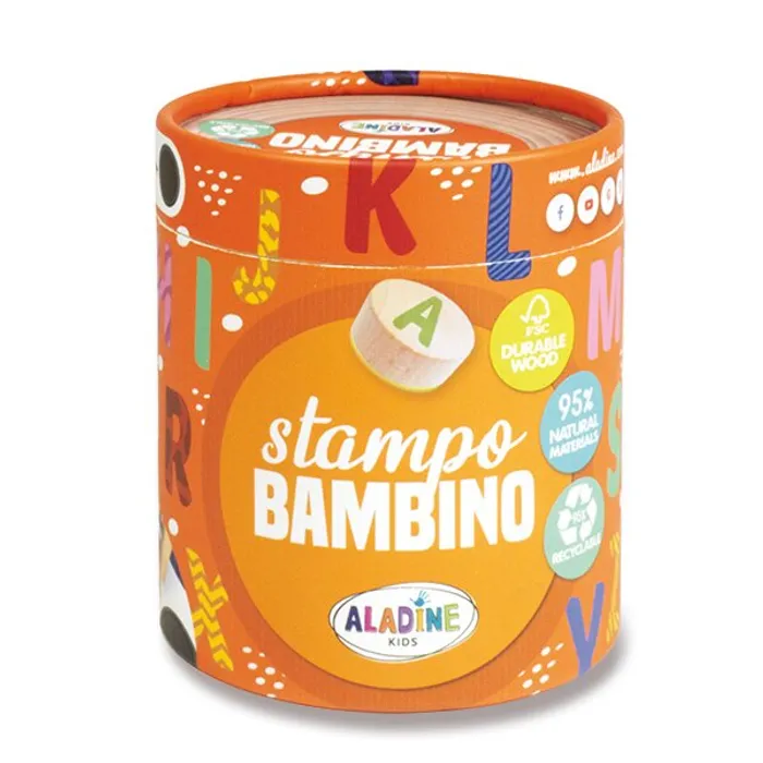 Hlavný obrázok produktu Razítka Aladine Stampo Bambino Abeceda, 28 ks