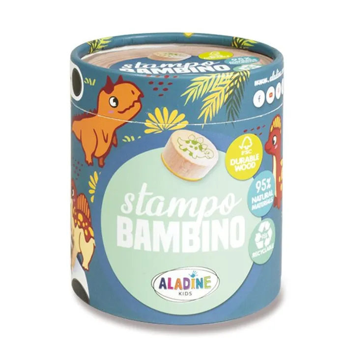 Hlavný obrázok produktu Razítka Aladine Stampo Bambino Dinosauři, 8 ks