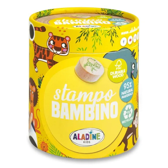 Hlavný obrázok produktu Razítka Aladine Stampo Bambino Safari, 8 ks