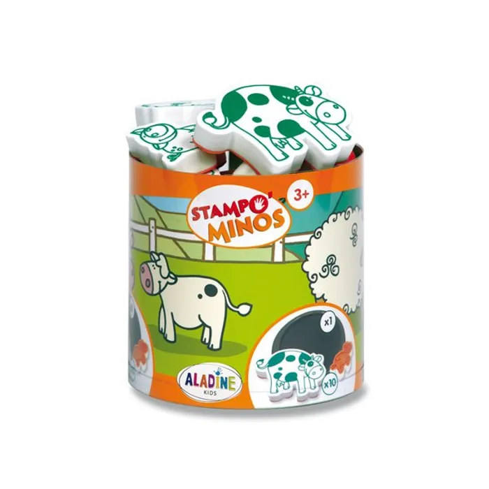 Hlavný obrázok produktu Razítka Aladine Stampo Minos - Domácí zvířátka 10 razítek
