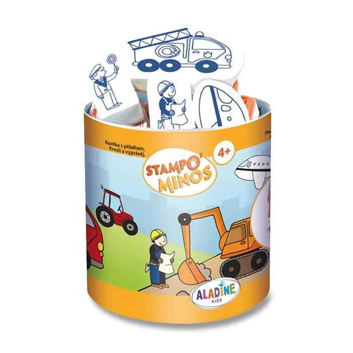 Hlavný obrázok produktu Razítka Aladine Stampo Minos Stroje, 10 ks