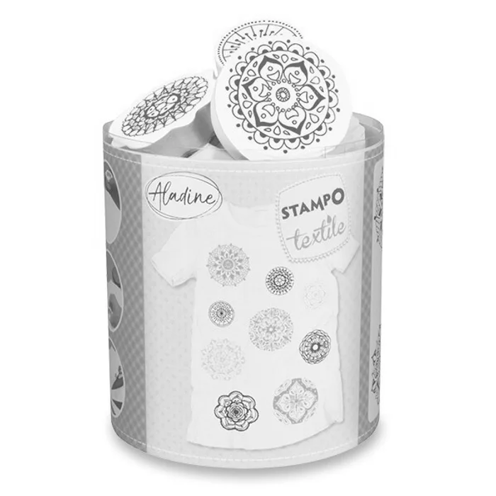 Hlavný obrázok produktu Razítka Aladine Stampo Textile Mandaly, 9 ks