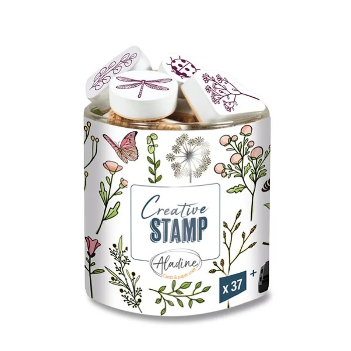 Hlavný obrázok produktu Razítka Creative Stamp Jarní louka, 37 ks