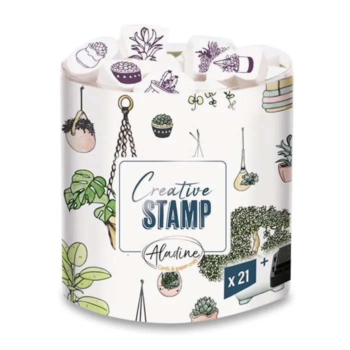 Hlavný obrázok produktu Razítka Creative Stamp Rostliny, 21 ks