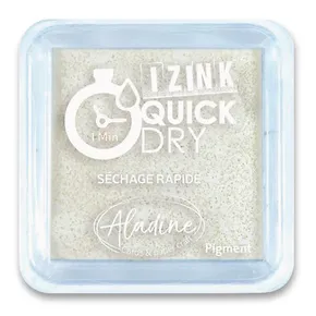 Pečiatkovací vankúšik Aladine Izink Quick Dry biela