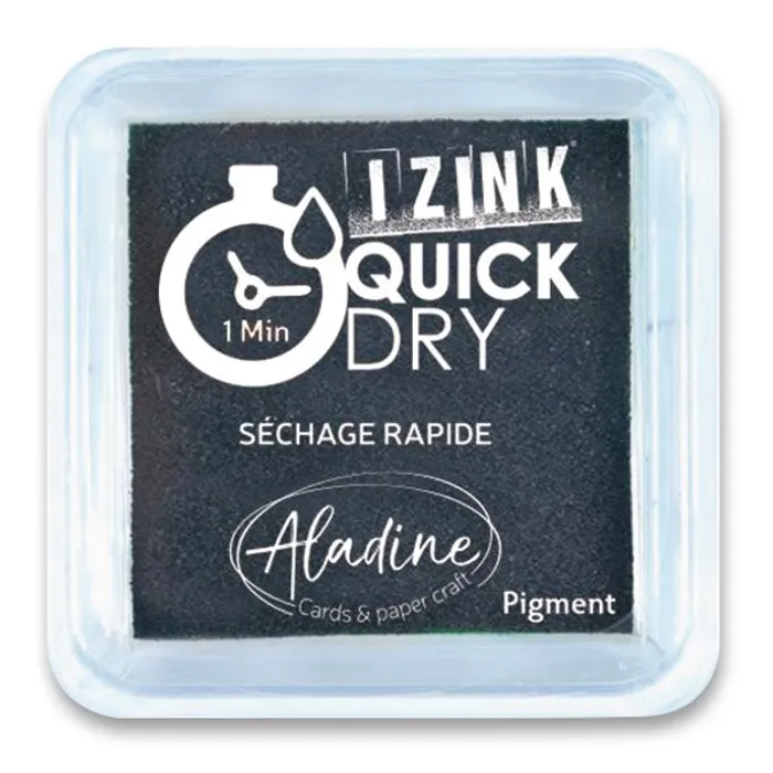 Hlavný obrázok produktu Razítkovací polštářek Aladine Izink Quick Dry černá